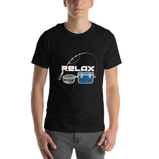 Relax mode Fishing Unisex t-shirt