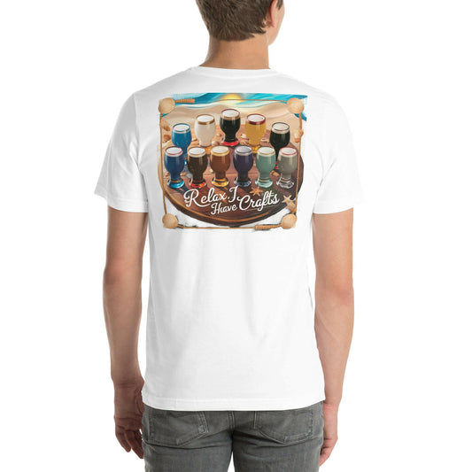 Beach Edition of Relax  I have crafts Unisex t-shirt